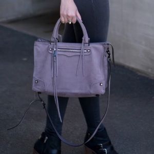 Rebecca Minkoff Reagan Satchel Tote-Suede